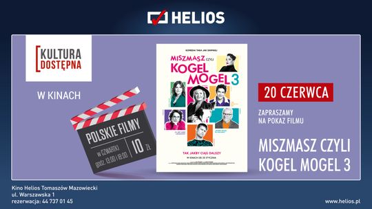"Miszmasz czyli Kogel Mogel 3" seans z cyklu Kultura Dostępna