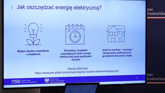 MKiŚ i PSE zachęcają do oszczędzania energii w godzinach szczytu