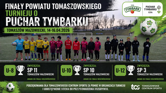 Młodzi piłkarze opanowali Tomaszów. Znamy zwycięzców powiatowego finału Pucharu Tymbarku