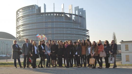 Młodzież z MDK w Parlamencie Europejskim
