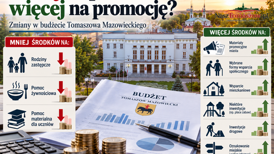 Mniej w planie na pieczę zastępczą, dożywianie i stypendia. Z dotacji dla NGO pieniądze na promocję miasta