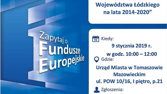 Mobilny Punkt Informacyjny Funduszy Europejskich