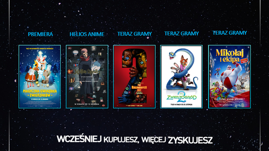 Moc nowości na ekranach kin Helios