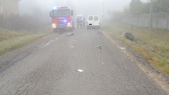 Motorowerzysta zginął w wypadku