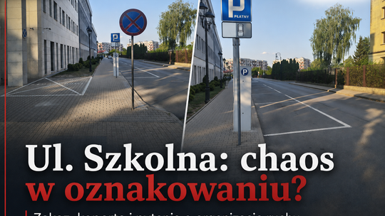 Na ul. Szkolnej parkowanie może być niezgodne z przepisami