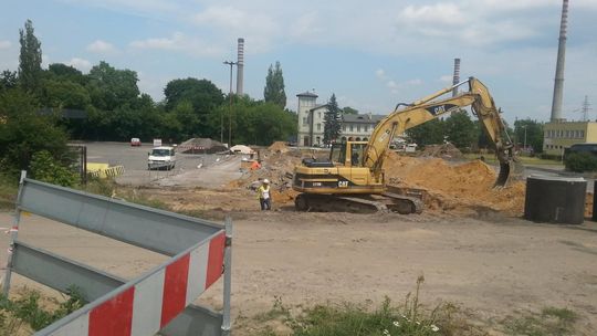 Na ulicy Chopina praca wre