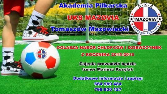Nabór do AP UKS Mazovia - dzieci z roczników 2015/2016