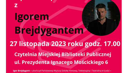 Najchętniej ekranizowany autor kryminałów w tomaszowskiej bibliotece!