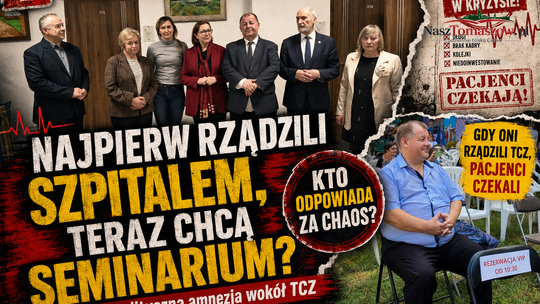 Najpierw doprowadzili TCZ do ściany, teraz chcą seminarium z podstaw. Polityczny kurs dla spóźnionych uczniów
