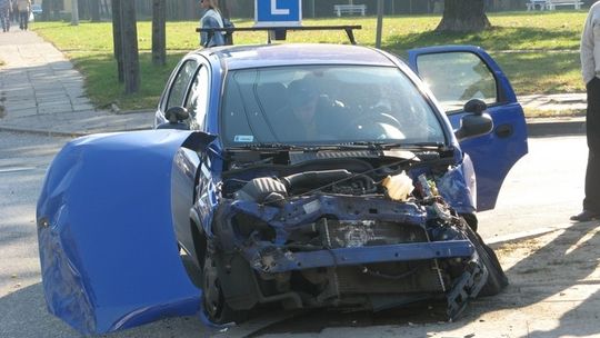 Nauka jazdy zakończona w szpitalu