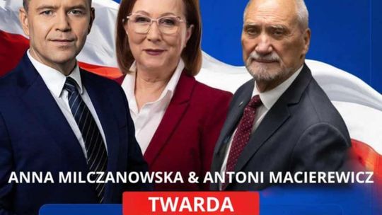 Milczanowska i Macierewicz przyjadą do Twardej