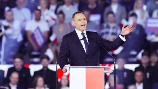 Nawrocki na Konwencji w Łodzi: jestem gotów, by stanąć na czele narodowego zrywu