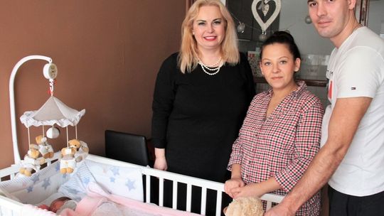 Nela Olczak pierwszą tomaszowianką urodzoną w 2020 roku w TCZ
