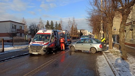 Nie dała rady wyhamować 
