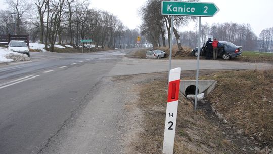 Nie zauważył skrzyżowania