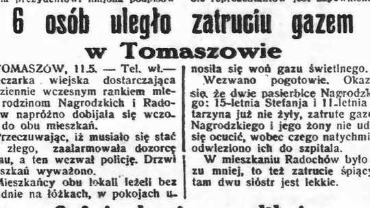 Niebezpieczne zatrucie gazem. Tragiczna historia