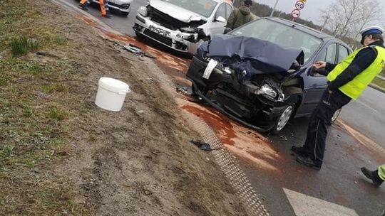 Niebezpieczne zderzenie w Jakubowie