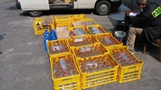 Nielegalny alkohol na Wąwale