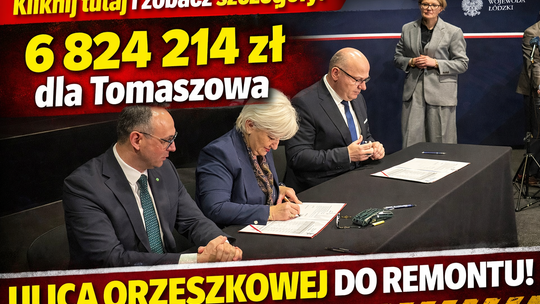 Niemal 7 mln zł na przebudowę ul. Orzeszkowej – umowa podpisana