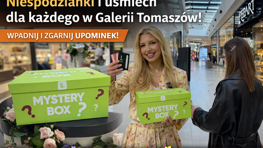 Niespodzianki i uśmiech dla każdego w Galerii Tomaszów