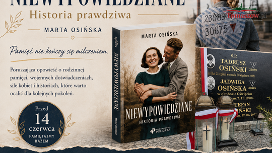 „Niewypowiedziane” Marty Osińskiej. Książka z Powiatu Tomaszowskiego, która przypomina, że pamięć zaczyna się w rodzinie