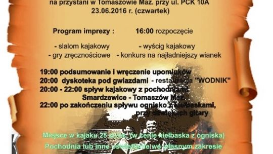 Noc Świętojańska w kajaku