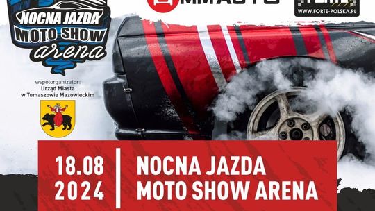Nocna Jazda Moto Show Arena już w najbliższą niedzielę. Zapraszamy na motoryzacyjny show roku!