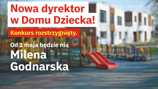 Nowa dyrektorka Domu Dziecka Słoneczko