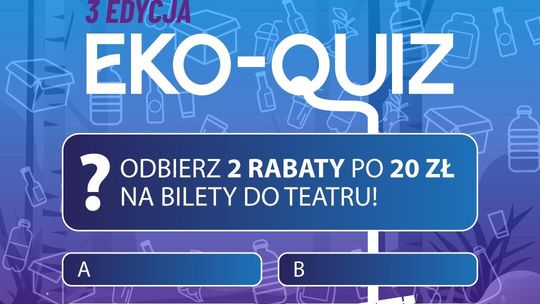 Nowatorski pomysł na atrakcyjną edukację: za wiedzę ekologiczną rabat na spektakl