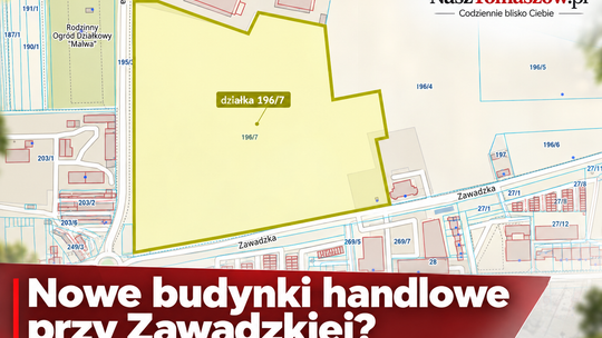 Nowe budynki handlowe przy Zawadzkiej. Procedura rusza na działce liczącej prawie 9 hektarów