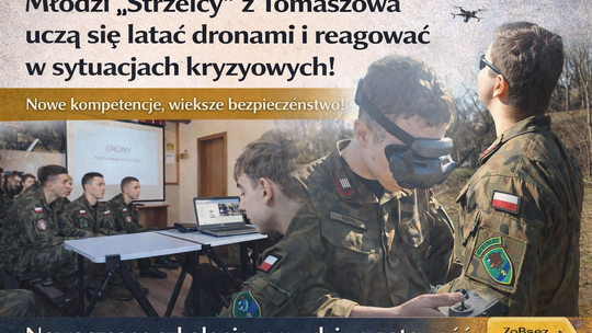 Nowe kompetencje, realne bezpieczeństwo. Tomaszowscy „Strzelcy” inwestują w przyszłość