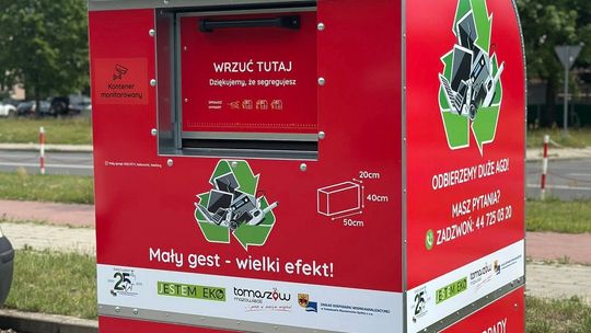 Nowe pojemniki na tomaszowskich ulicach