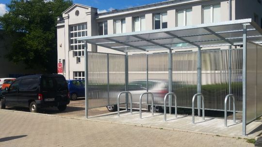 Nowe wiaty rowerowe