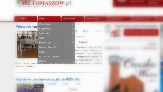 Nowe zakładki w rubryce "sport"