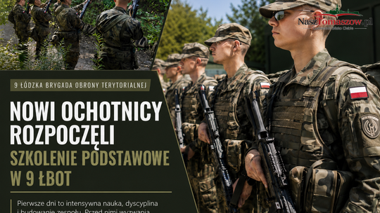Nowi ochotnicy rozpoczęli szkolenie podstawowe w 9 ŁBOT