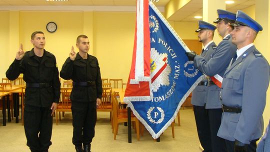 Nowi policjanci w Tomaszowie