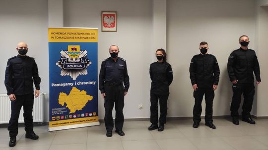 Nowi policjanci w Tomaszowie. Wciąż są jednak wolne wakaty