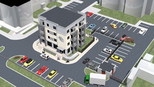 Nowy blok między blokami