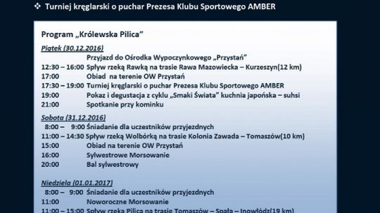 Nowy Rok w kajaku