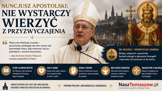Nuncjusz apostolski: nie wystarczy wierzyć z przyzwyczajenia