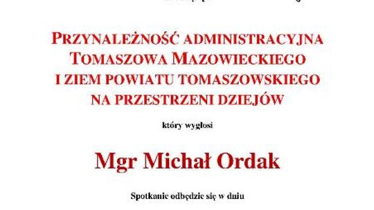 O historii Tomaszowa