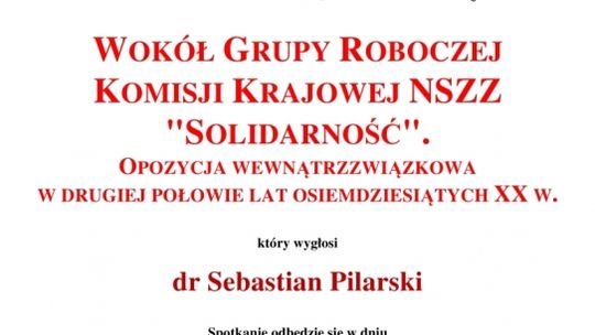 O Solidarności z lat 80-tych