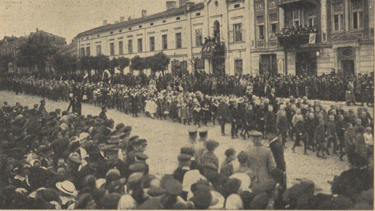 Obchody 100. rocznicy śmierci T. Kościuszki w Tomaszowie
