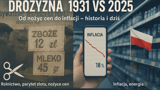 „Obywatele! Wszyscy na front!” – drożyzna 1931 vs. 2025. Co łączy oba kryzysy cen?