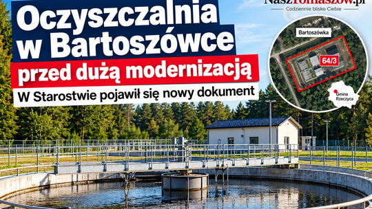 Oczyszczalnia w Bartoszówce przed dużą modernizacją