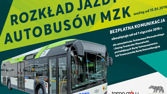 Od 15 stycznia nowy rozkład jazdy MZK [POBIERZ]