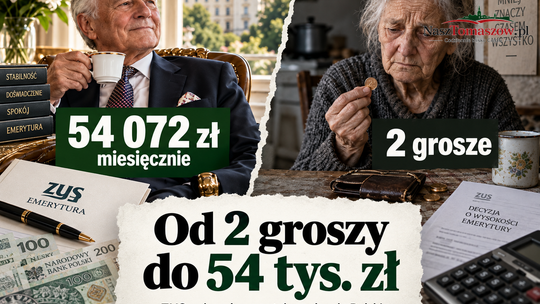 Od 2 groszy do 54 tysięcy. ZUS pokazał emerytalne rekordy Polski