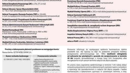 Od 25 marca 2020 całkowicie zamknięte dla petentów Starostwo Powiatowe