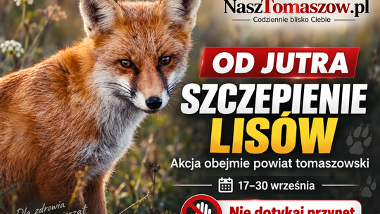Od jutra szczepionki będą zrzucane z samolotów. Akcja obejmie powiat tomaszowski