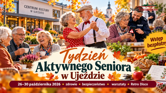 Od oszustów internetowych po taniec w rytmie disco. Ujazd przygotował pięć dni wydarzeń dla seniorów